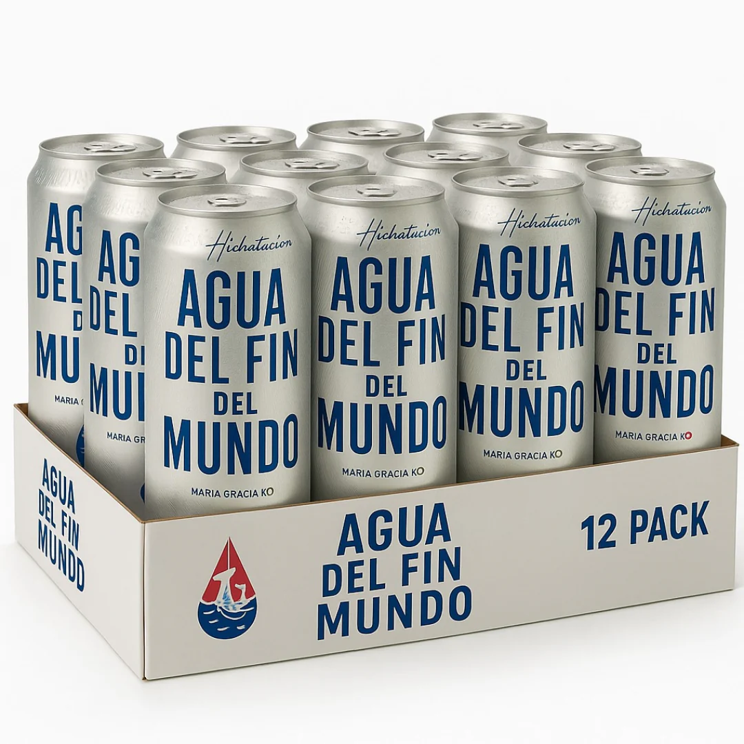 Agua del Fin del Mundo – Alkaline Water 12-Pack – pH 8.5 – Premium Hydration – 16 fl